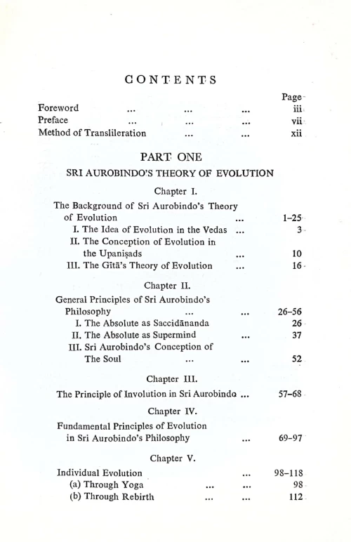 Sri Aurobindo and Theories of Evolution